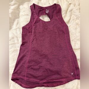 Old Navy Active Maroon Tank Top